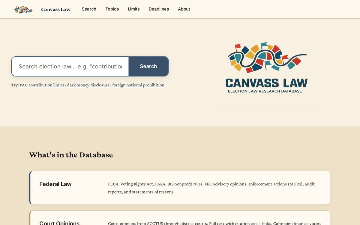 Canvass Law home page